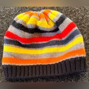 276. Kid’s Catya Striped Merino Wool Beanie Hat